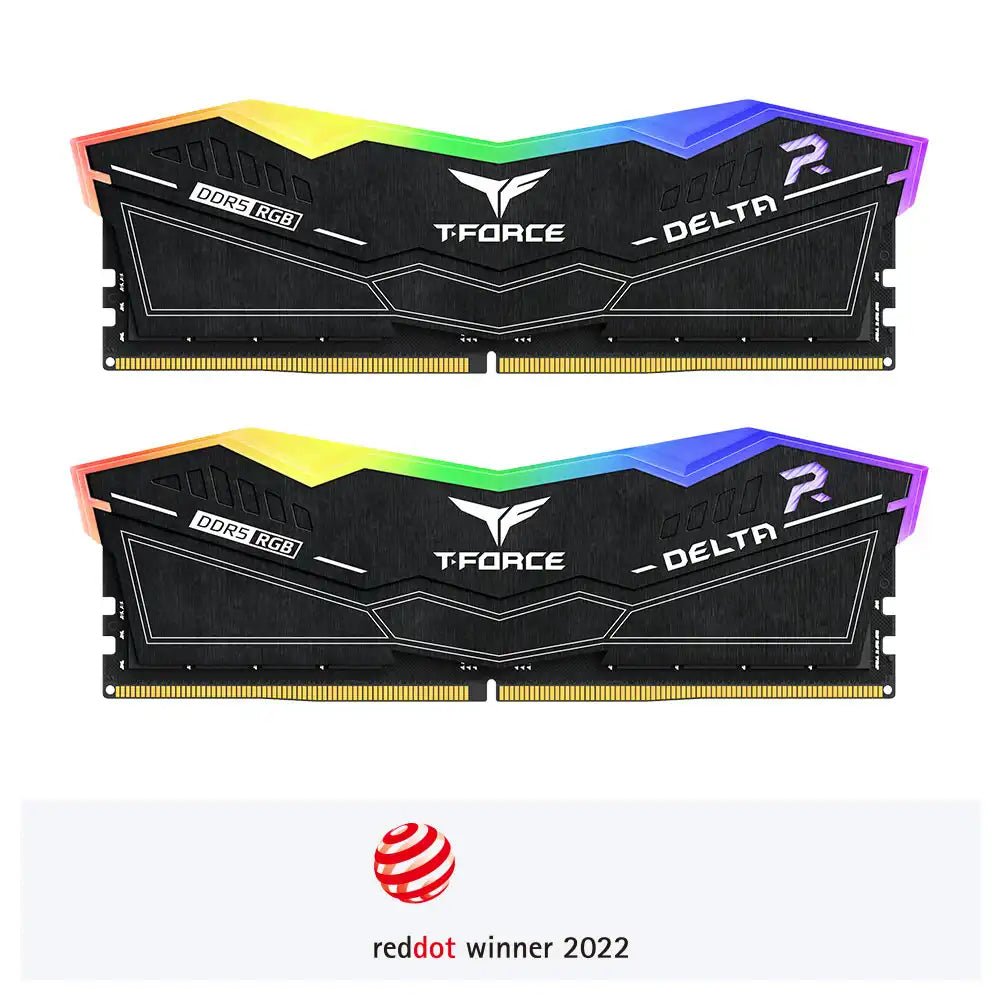T - FORCE DELTA RGB DDR5 DESKTOP MEMORY BLACK 32GB(2x16GB) 6000MHz CL38 | FF3D532G6000HC38ADC01 - 765441659599 - Vektra Computers LLC T - FORCE DELTA RGB DDR5 DESKTOP MEMORY BLACK 32GB(2x16GB) 6000MHz CL38 | FF3D532G6000HC38ADC01 - 765441659599 - Vektra Computers LLC